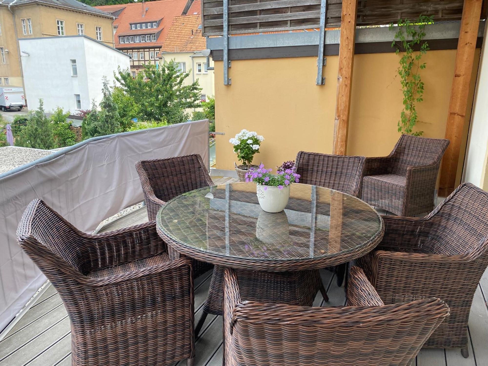 Apartmenthaus Zentral Bad Schandau Esterno foto
